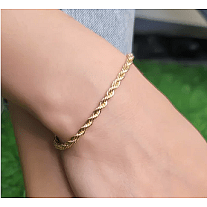 YOUnique Bracelet Rope Chain Gold-Filled