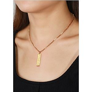 Touchstone* Limitless Bar Necklace Gold