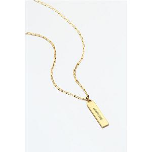 Touchstone* Limitless Bar Necklace Gold