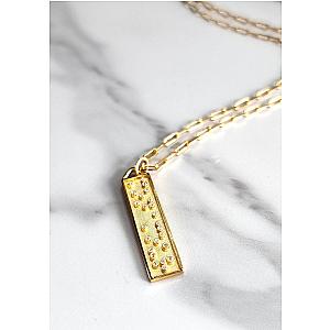 Touchstone* Mon Amour Bar Necklace Gold