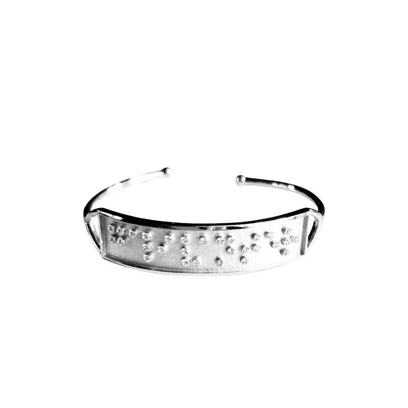 Touchstone* Galivanter Silver Cuff Bracelet