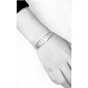 Touchstone* Galivanter Silver Cuff Bracelet