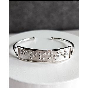 Touchstone* Galivanter Silver Cuff Bracelet