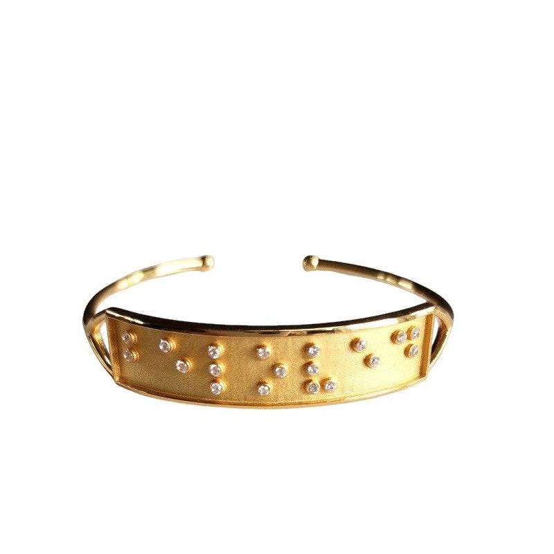 Touchstone* Beloved Cuff Gold