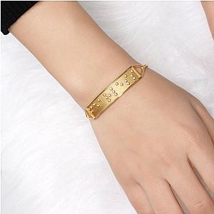 Touchstone* I Love You Cuff Gold