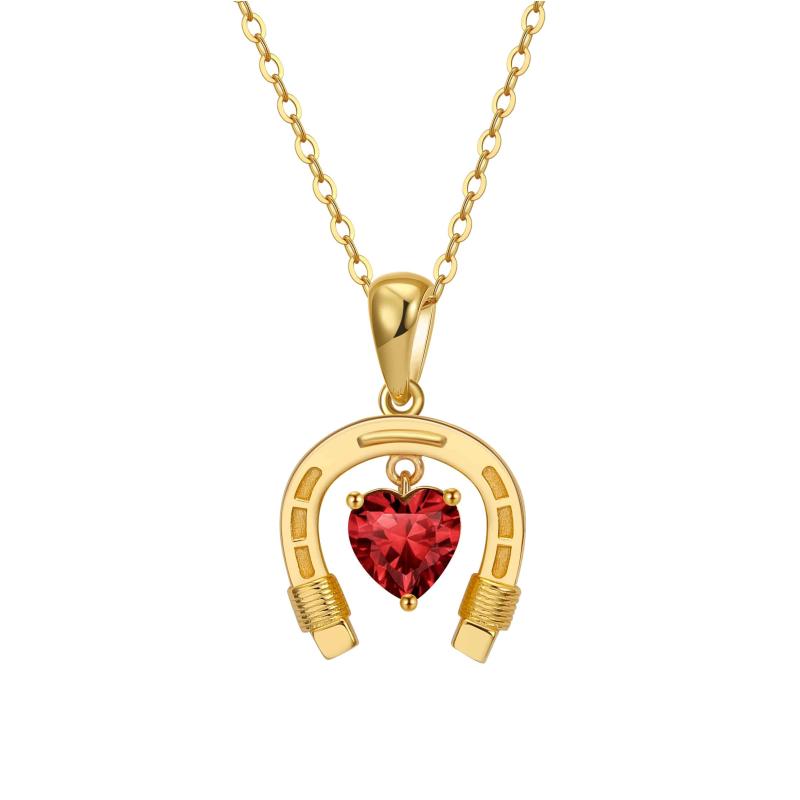 Saints and Saviors* Lucky and Loved Birthstone Necklaces - 12 options