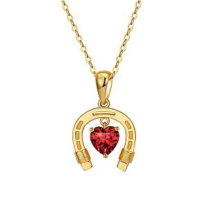 Saints and Saviors* Lucky and Loved Birthstone Necklaces - 12 options