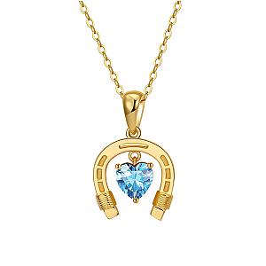 Saints and Saviors* Lucky and Loved Birthstone Necklaces - 12 options