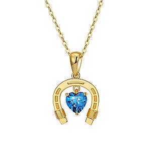 Saints and Saviors* Lucky and Loved Birthstone Necklaces - 12 options