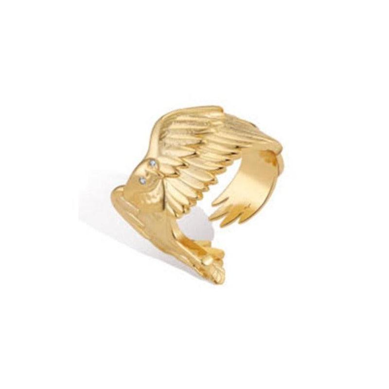 Everwild* Eagle Rapture Ring Gold
