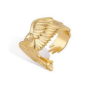Everwild* Eagle Rapture Ring Gold