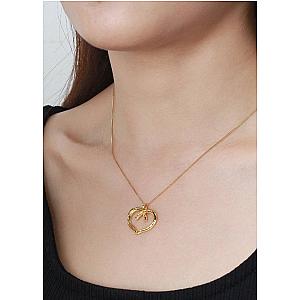 Saints and Saviors* Wild at Heart Horseshoe Necklace in Gold