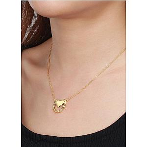 Saints and Saviors* Capture My Heart Horseshoe Necklace Gold