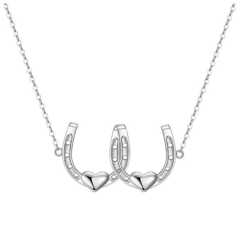 Saints and Saviors* Double Your Luck Horseshoes Necklace