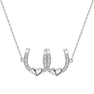 Saints and Saviors* Double Your Luck Horseshoes Necklace