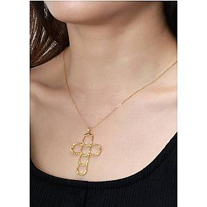 Saints and Saviors* Faith Luck Gold Cross Necklace
