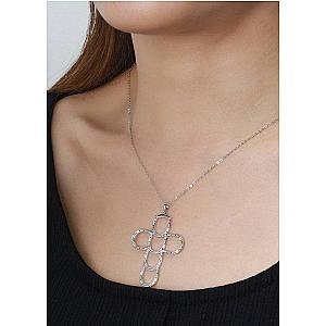 Saints and Saviors* Faith & Luck Cross Necklace Silver