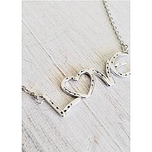 Saints and Saviors* Love In Horseshoes Silver Necklace