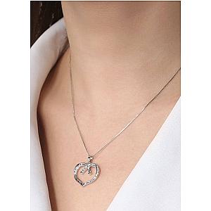 Saints and Saviors* Wild at Heart Equestrian Horseshoe Necklace in Silver