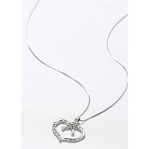 Saints and Saviors* Wild at Heart Equestrian Horseshoe Necklace in Silver