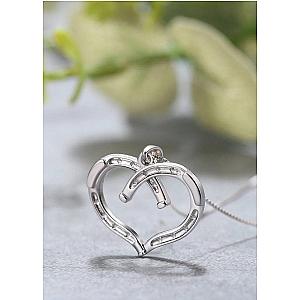 Saints and Saviors* Wild at Heart Equestrian Horseshoe Necklace in Silver