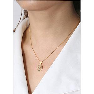 Saints and Saviors Rider's Prayer Mini Necklace Gold
