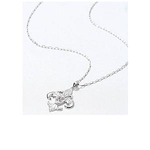 Saints and Saviors* Fleur De Lis Silver Pendant Necklace