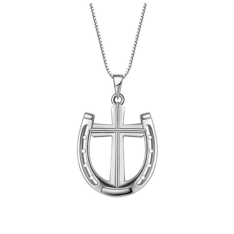 Saints and Saviors Rider's Prayer Necklace in Sterling Silver