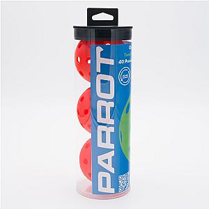 Outdoor Pickleballs - 3 Pack - Red