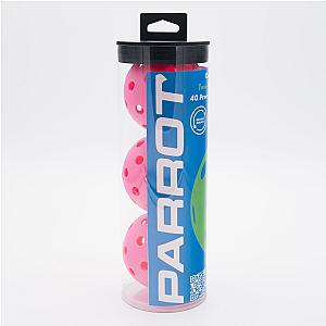 Outdoor Pickleballs - 3 Pack - Pink