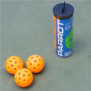 Outdoor Pickleballs - 3 Pack - Orange