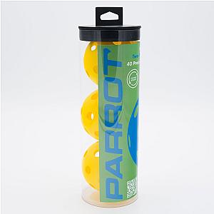 Indoor Pickleballs - 3 Pack - Yellow
