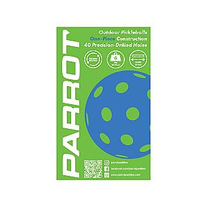 One-Piece Outdoor Pickleballs - 3 Pack - Green
