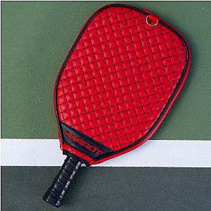Wisconsin Badgers Quilted Pickleball Paddle Cover (Red)