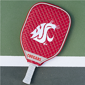 Washington State Cougars Quilted Pickleball Paddle Cover (Red)