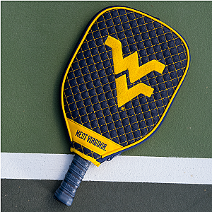 West Virginia Mountaineers Quilted Pickleball Paddle Cover (Navy)
