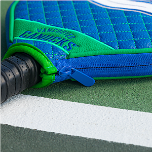 Vancouver Canucks Quilted Pickleball Paddle Cover (Royal)