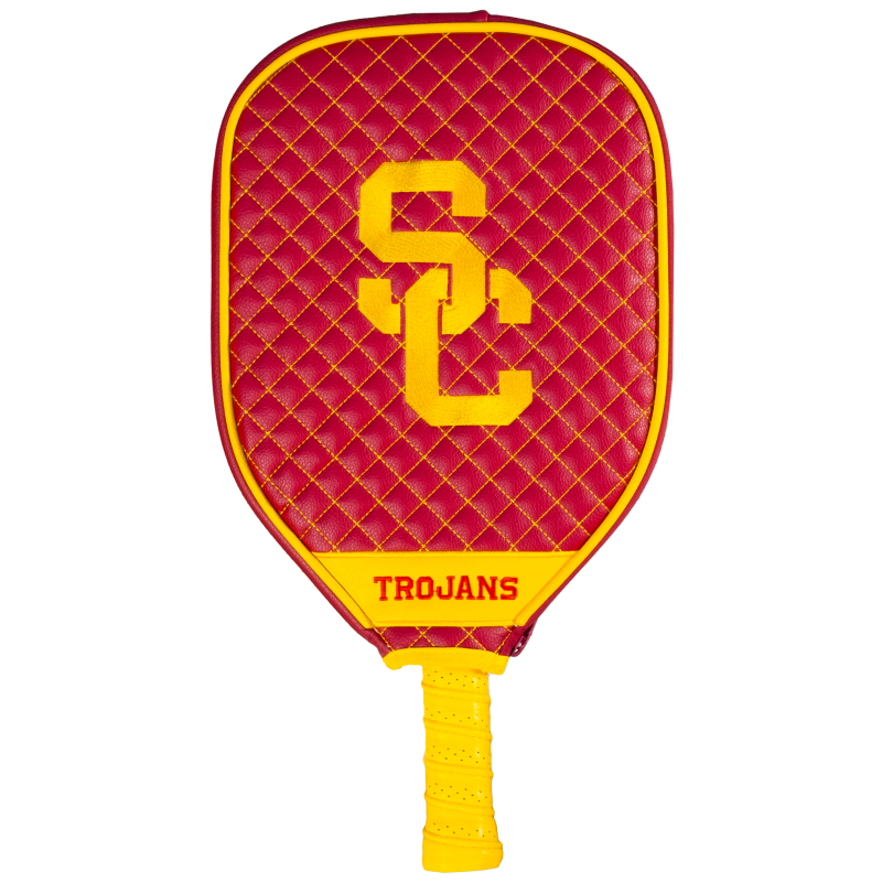 Usc Trojans Quilted Pickleball Paddle Cover (Darkr Ed)