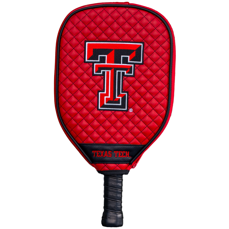Texas Tech Red Raiders Quilted Pickleball Paddle Cover (Red)