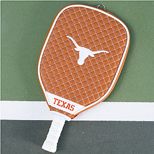 Texas Longhorns Quilted Pickleball Paddle Cover (Dark Orange)