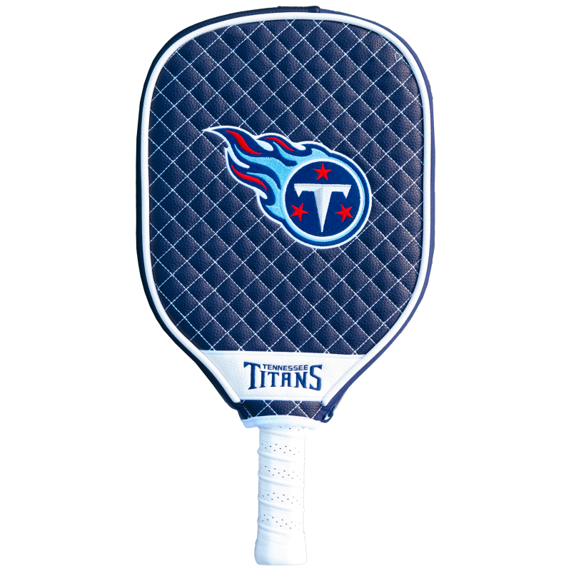 Tennessee Titans Quilted Pickleball Paddle Cover (Navy)