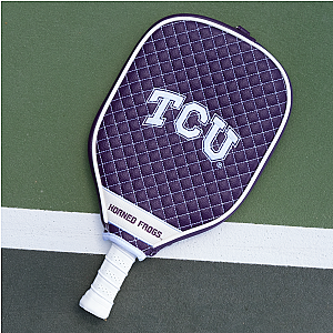 Tcu Horned Frogs Quilted Pickleball Paddle Cover (Purple)