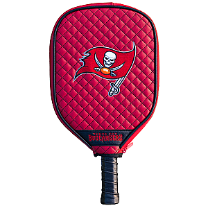 Tampa Bay Buccaneers Quilted Pickleball Paddle Cover (Dark Red)