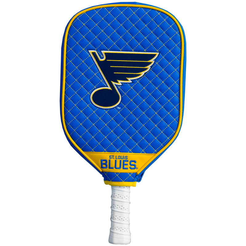 St Louis Blues Quilted Pickleball Paddle Cover (Royal)