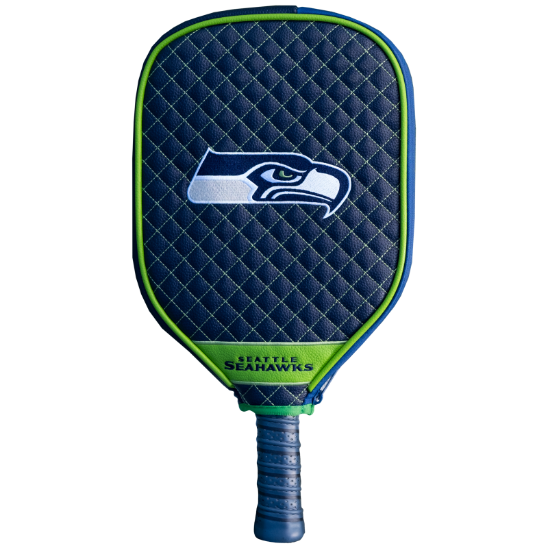 Seattle Seahawks Quilted Pickleball Paddle Cover (Navy)