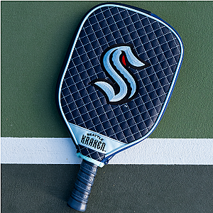Seattle Kraken Quilted Pickleball Paddle Cover (Navy)
