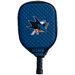San Jose Sharks Quilted Pickleball Paddle Cover (Teal)