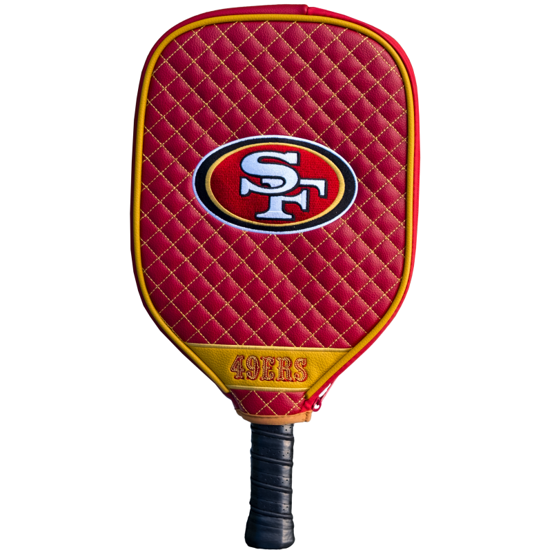 San Francisco 49Ers Quilted Pickleball Paddle Cover (Dark Red)