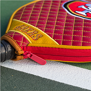 San Francisco 49Ers Quilted Pickleball Paddle Cover (Dark Red)