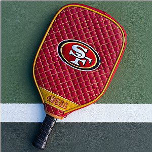 San Francisco 49Ers Quilted Pickleball Paddle Cover (Dark Red)